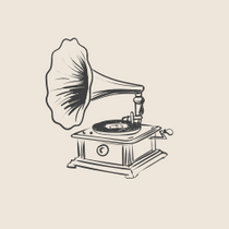 Gramophone drawing