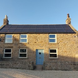 Stone farm house